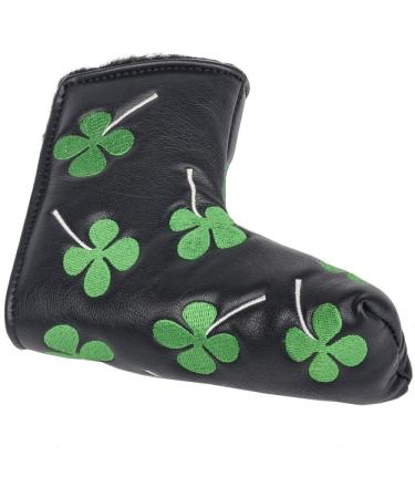 HIFROM Golf Putter Head Cover - Shamrock Embroidered Blade - Universal Fit for All Brands - Buy Online on GoSupps.com