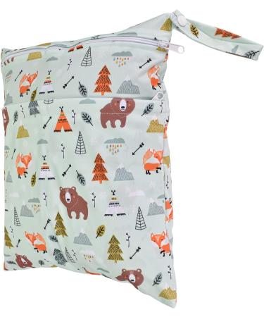 Shop Colexy Waterproof Diaper Bag - Double Zipper Wetbag Organizer for Toddlers | 30x36 cm Lion Pattern | International Shipping Available - Buy Online on GoSupps.com