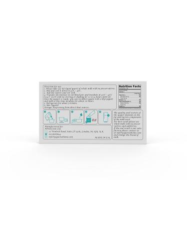 Yogurt Starter Cultures - Pack of 10 Freeze-dried Bifido Yogurt Sachets for Homemade Yogurt - 10 Count - Buy Online on GoSupps.com