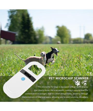 Gugxiom ChiPlesic RFID Reader for Animals - 134.2kHz/125kHz OLED Display FDX B & EMID Microchip Compatible with Alarm - Ideal for Dogs - Buy Online on GoSupps.com