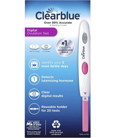 Clearblue Digital Ovulation Test and Pregnancy Test Bundle - 20 Ovulation Tests + 3 Pregnancy Tests - Buy Online on GoSupps.com