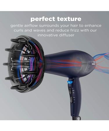 INFINITIPRO BY CONAIR 1875 Watt Hair Dryer with Diffuser | Enhance Curls & Waves, Reduce Frizz - Buy Online on GoSupps.com