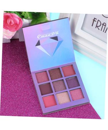 FOMIYES 2pcs 9 Matte Eyeshadow Glitter Eyeshadow Women Eye Shadow Eyeshadow Palette Metal Sequins 1 count (Pack of 1) Purplex2pcs - Buy Online on GoSupps.com