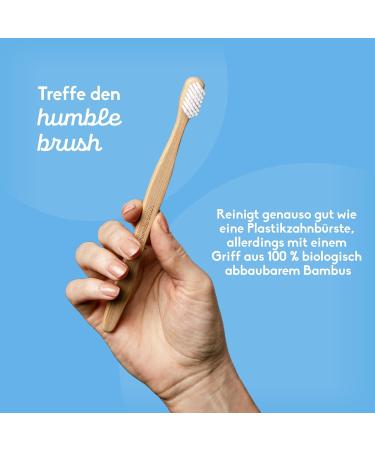 Humble Co. Bamboo Toothbrushes 5-Pack | Ultra Soft Bristles for Dental Health | BPA-Free Eco-Friendly Oral Care - Buy Online on GoSupps.com