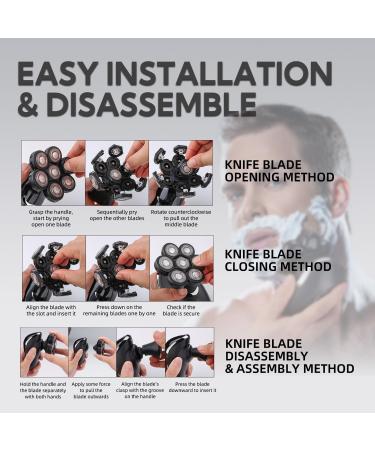 Upgrade Your Grooming: 7D Electric Head Shaver for Bald Men - Wet/Dry Razor Nose & Ear Trimmer LED Display - Buy Online on GoSupps.com