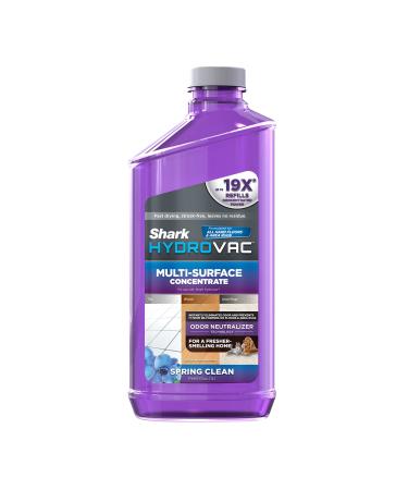 Shark WDCM30 HydroVac Multi-Surface 33-Oz. Concentrate with Odor Neutralizer Technology, Compatible with HydroVac 3-in-1 Cleaners, for all Sealed Hard Floors & Area Rugs, Spring Clean Scent, Purple