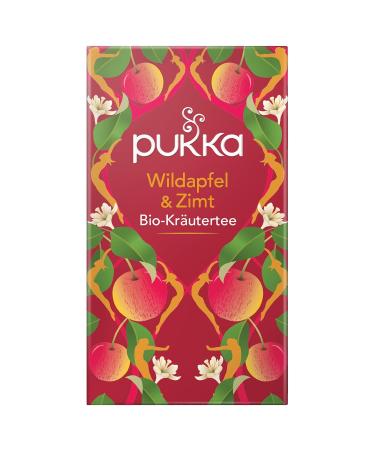 Pukka Bio-Spice Fruit Tea Wildapfel & Zimt - Wild Apple Orange Peel & Cinnamon - 20 Tea Bags for Everyday Adventures - International Shipping Available - Buy Online on GoSupps.com