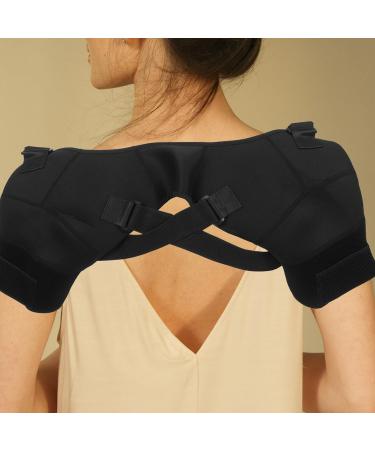 Buy HANABASS Adjustable Shoulder Support Brace - Warmth & Stability for All Seasons - International Shipping Available - Buy Online on GoSupps.com