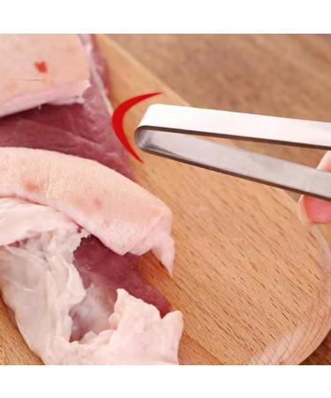 Buy Fishbone Tweezers & Flat Pig Hair Plucking Tool - Metal Fishbone Remover for Chicken & Pork | International Shipping Available - Buy Online on GoSupps.com