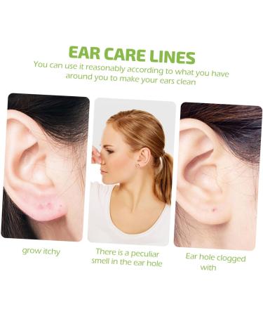 Beaupretty 100pcs Ear Washer Tips Set Disposable Ear Wax Cleaning Tools Portable Cleaning Accessories for Safe - Buy Online on GoSupps.com