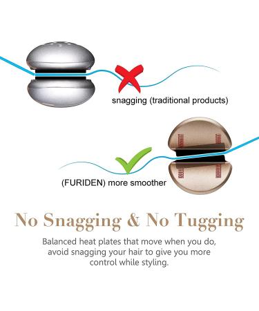 FURIDEN 2 in 1 Hair Straightener and Curler - Flat Iron Curling Iron Combo - Buy Online on GoSupps.com