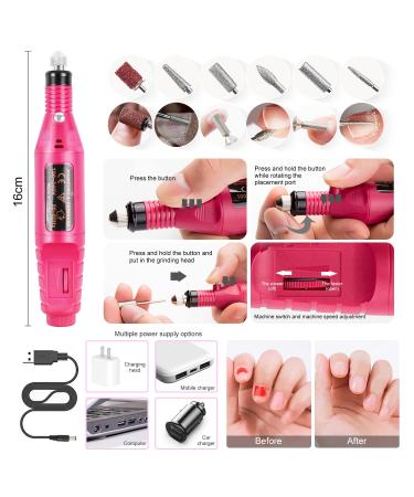 Professional Acrylic Nail Kit with Drill, UV Light, and Everything - Ideal for Beginners - Buy Online on GoSupps.com