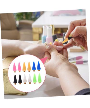 Beavorty 24pcs Nail Art Tool Replacement Wax Tips for Dotting Pen Multi-Color Easy to Install Nail Rhinestones Picker for Decoration - Buy Online on GoSupps.com