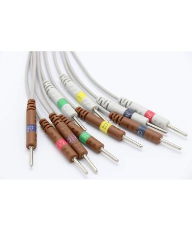 Sino-K Compatible Burdick E350 E350I E550 ECG Cable 10 Lead IEC Needle European Standard CE/FDA Certified for International Shipping - Buy Online on GoSupps.com