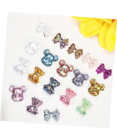 SOESFOUFU 3 Manicure Tools Transparent Nail Color Displaying Tool Cute Nail Color Displaying Tool Nail Art Tool Nail Tools Cute Nail Color Display Tool Bow Tie Polishing Plate - Buy Online on GoSupps.com