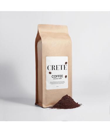 CRETE's 100% Organic Arabica Hemp medium blend coffee - 100% Hormone Free Antibiotic Free Lactose Free Sugar Free Gluten Free Allergan Free Non GMO Corn Free Vegetarian and Vegan - Buy Online on GoSupps.com
