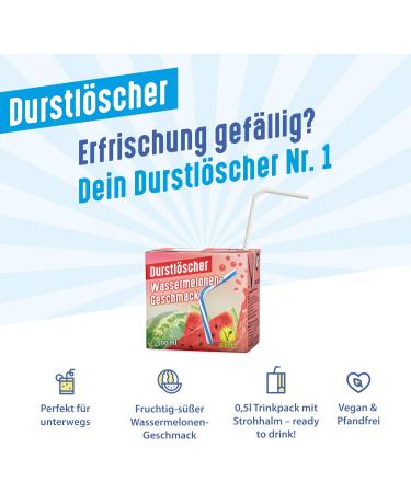  Durstl scher Durstl scher Watermelon juice drink - 500 ml - Lot of 24 - Buy Online on GoSupps.com
