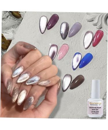WOONEKY 3 Pcs Nail Polish Chameleon Cat Eye UV Polish Gel UV LED Nail Gel Polish Manicure Accessories - Buy Online on GoSupps.com