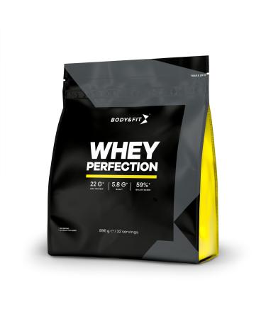 Body&Fit Whey Protein "Whey Perfection", Banana Milkshake, 908 g (32 Shakes)