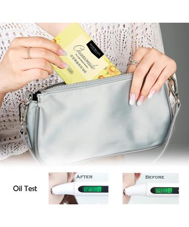 4 Packungen Gesichts-L schpapier Gr ntee labsorbierende Bl tter f r M nner Frauen 400 St ck Gesichts l Blotting Paper Gesicht Blotting-Papiere Face Oil Blotting Papers l-L schpapier Chamomile - Buy Online on GoSupps.com