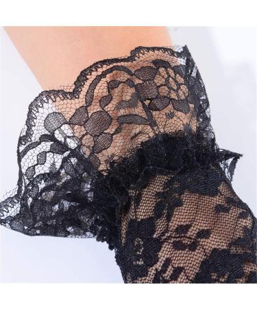 ZHER-LU Women Lace Gloves & Blindfold Set - 3pcs Translucent Lingerie Accessories for Cosplay & Parties - Buy Online on GoSupps.com