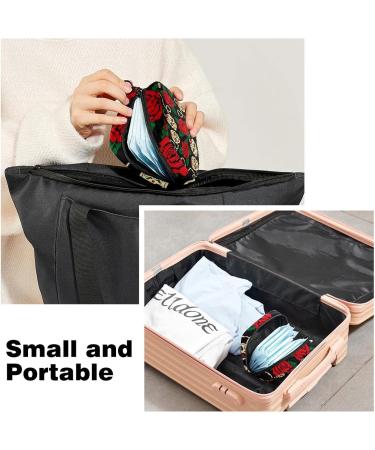 Stylish Storage Bags for Women's Bandages - Sugar Skulls & Roses | Portable Menstruation & First Period Bags for Teens & Women - Buy Online on GoSupps.com