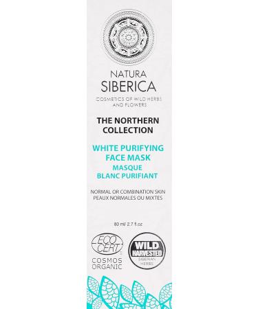 Natura Siberica Northern White Purifying Face Mask for Normal Skin 80 ml - Buy Online on GoSupps.com