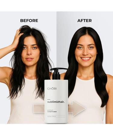 Sublimizhair Korean Herbal Shampoo for Dry & Damaged Hair | Hanbang Formula with Ginseng Licorice & Tea Extracts | Gentle Scalp Cleansing | pH Balanced Shampoo | 500 ml Conditioner 500 ml (Lot de 1) - Buy Online on GoSupps.com