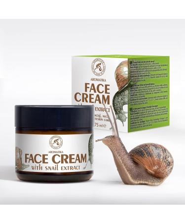 Creme Escargot 75ml - Cr me Hydratante d'Escargot & Alo s - Ingr dients Naturelle Anti- ge Anti-rides et Anti-taches - Cr me Visage R g n ratrice & claircissant - Soin Visage et D collet  - Buy Online on GoSupps.com