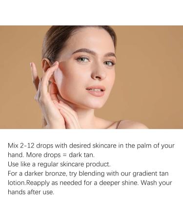 Face Tanning Drops Bronzer Essence Self Tanning Face Drops Sunless Tanning Drops Natural Self Tanning Serum Self Tanning Drop For Face Sunless Tanning Drops (2PC) - Buy Online on GoSupps.com