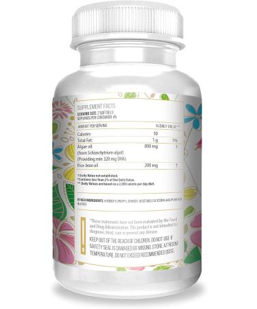 Actif Organic Vegan Prenatal Omega-3 with High Strength Algae Oil Formula 100% Natural Gluten-Free Non-GMO 90 Count 120 - Buy Online on GoSupps.com