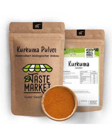 TASTE Guter Geschmack 2 x 100g Turmeric Powder | Ground Turmeric Root | Root | Spices | Curcumin Curcumin | Latte Turmeric 200g