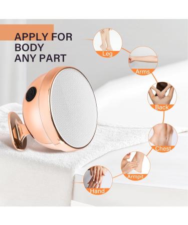 Crystal Hair Remover Canvalite Painless Magic Crystal Hair Eraser for Women Washable Reusable Skin Exfoliating Hair Removal Stone for Women Men Unique Shape Hair Shaver for Arms Legs Body(Gold) - Buy Online on GoSupps.com