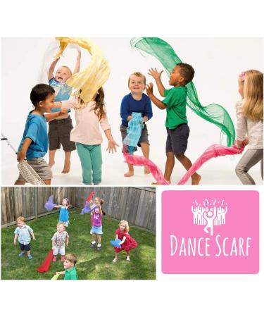 Verfine 16-Piece Colorful Jonglier Towels Set - Versatile 60x60 cm Kindergarten Dance & Gymnastics Accessories - Buy Online on GoSupps.com