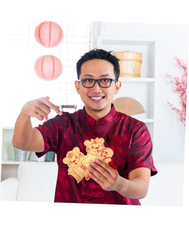 FUNOMOCYA 12pcs 2022 Lai Si Feng Paper Cartoon Tiger Red Envelopes Three-Dimensional Envelope Cartoon China red Envelope lai See Packet New Year Red Red Envelope Bronzing Assorted Color 1 12.7X9.5X0.1CM - Buy Online on GoSupps.com