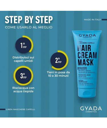  GYADA COSMETICS GYADA COSMETICS Nutrient and Restructuring Hair Mask 200 ml - Buy Online on GoSupps.com