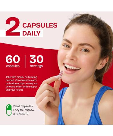 Organic Beet Root Capsules 1300mg Powder Aids Healthy Circulation & Vitality Non-GMO Gluten-Free for Enhanced Energy Stamina 120 Capsules (2) - Buy Online on GoSupps.com