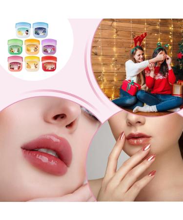 shuhauk Moisturizing Lip Balm Fruity Nourishing Brightening Christmas-Themed Lip Moisturizer for Women Youth Family Friends Winter Makeup in Cold Weather - Buy Online on GoSupps.com