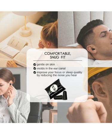 Noise Cancelling Ear Plugs | Soft Foam Earplugs for Sleeping Travel & Concerts | Sound Blocking & Snoring Solutions - Buy Online on GoSupps.com
