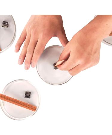 NOOR 50 Pieces Smokeless Wooden Wicks with Booster - Crackling Wood Wicks for Candle Making - Buy Online on GoSupps.com