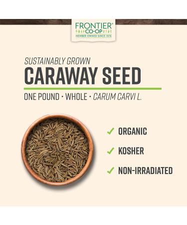 Buy Frontier Co-op Organic Whole Caraway Seed 1lb - Premium Spice for Cooking - Buy Online on GoSupps.com
