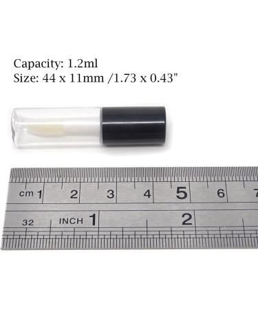 Honbay 10PCS Mini 1.2ml Clear Empty Lip Gloss Containers - Travel Size Lip Gloss Bottles for Samples and Balms - Buy Online on GoSupps.com