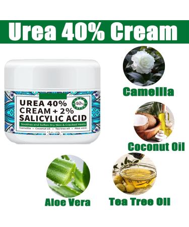 Urea 42% Foot Cream Urea Cream 40 Percent for Feet Urea Foot Cream Foot Cream for Cracked Heels and Dry Skin - Cracked Heel Repair Cream Foot Moisturiser Strength for Hand Foot and Body Care - Buy Online on GoSupps.com