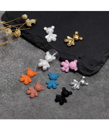 YOSOMK 64 PCS 3D Bear Nail Art Charms Resin | Cute Kawaii Nails Supplies - Buy Online on GoSupps.com