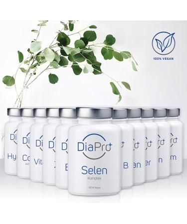DiaPro Selenium Complex - High-Dose 200 mcg Vegan Tablets | 365 Tablets Lab Tested Annual Supply - Buy Online on GoSupps.com