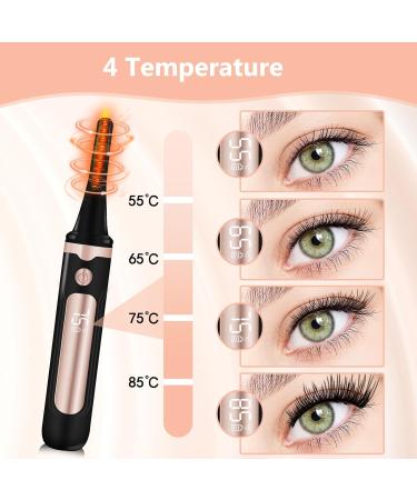 Funnasting Heated Eyelash Curler - USB Rechargeable 4 Modes Anti-Burn LED Display | Perfect Gift for Women - Buy Online on GoSupps.com