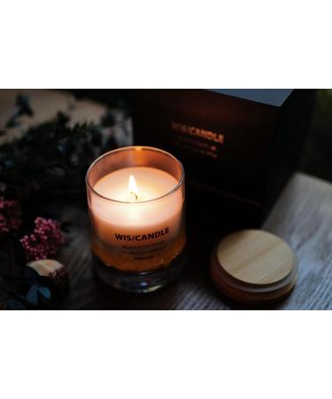 Buy WIS/CANDLE Citrine Crystal Wishing Aromatherapy Candle for Wealth & Relaxation | International Shipping - Buy Online on GoSupps.com