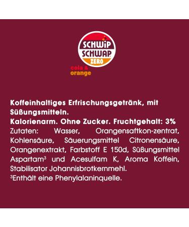 Buy SCHWIPSCHWAP Without Sugar - Disposable (6 x 0.5L) | International Shipping Available - Buy Online on GoSupps.com