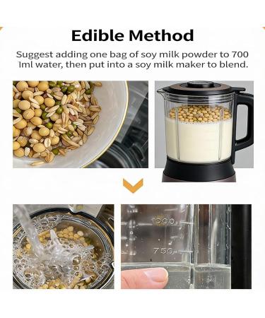 Sachets De Lait En Poudre De Soja 10 Saveurs Paquet De 70 G X 10 M lange De Petit-d jeuner Multigrains For M langeur Lait De Soja Cr meux Instantan Ingr dients En Vrac - Buy Online on GoSupps.com