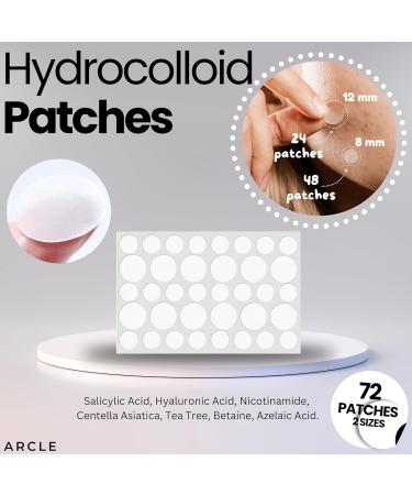 Korean Acne Treatment - Invisible Microdart & Hydrocolloid Pimple Patches | Fast-Acting Overnight Care for Blemishes Blackheads & Zits | Gentle Micropoint Technology with Azelaic Acid - Buy Online on GoSupps.com